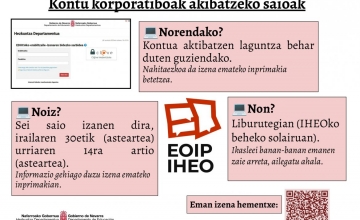 KONTU KORPORATIBOAK AKTIBATZEKO SAIOAK