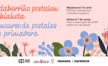 Concurso de postales de primavera en Estella