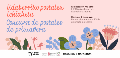 Concurso de postales de primavera en Estella